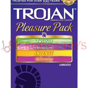 Código: 1333 Trojan Pleasure Condoms - Asst. Box of 12