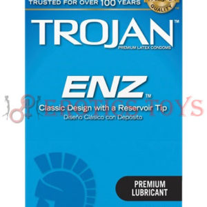 Código: 1339 Trojan Enz Lubricated Condoms - Box of 12