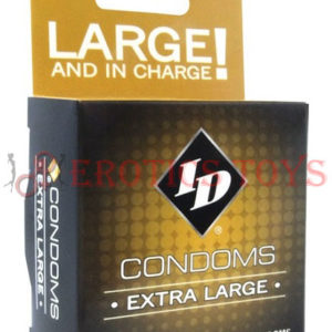 Código: 1343 ID Extra Large Condoms - Box of 3