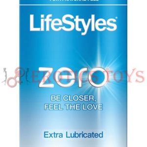 Código: 1356 Lifestyles Zero Extra Lubricated Condoms - Pack of 12