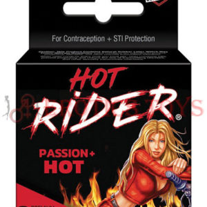 Código: 1370 Hot Rider Hot Condom Pack - Pack of 3