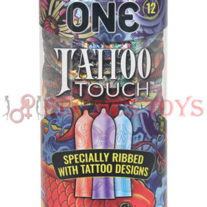 Código: 1377 One Tattoo Touch Condoms - Pack of 12