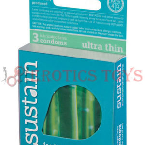 Código: 1391 Sustain Condoms Ultra Thin - Pack of 3
