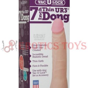 Código: 1644 Vac-U-Lock 7" Ultraskyn Dong - White