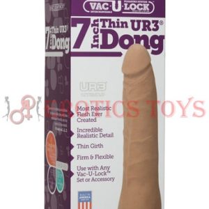 Código: 1645 Vac-U-Lock 7" Ultraskyn Dong - Brown