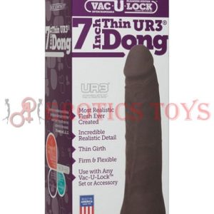 Código: 1646 Vac-U-Lock 7" Ultraskyn Dong - Black