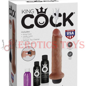 Código: 1656 King Cock 7" Squirting Cock - Tan