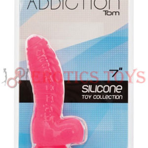 Código: 1665 Addiction Tom 7" Dildo - Hot Pink