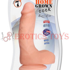 Código: 1667 Curve Novelties Home Grown 7" BioSkin Cock - Vanilla