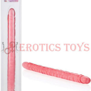 Código:	1828	Slim Jim Duo Veined Super Slim Dong - 17" Translucence Gel