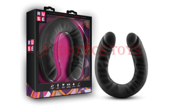 Código:	1849	Blush Ruse 18" Double Dildo - Black