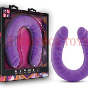 Código:	1850	Ruse 18" Slim Double Dong - Purple