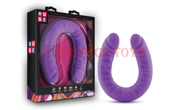 Código:	1850	Ruse 18" Slim Double Dong - Purple