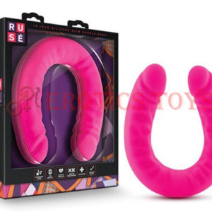 Código:	1851	Ruse 18" Slim Double Dong - Hot Pink