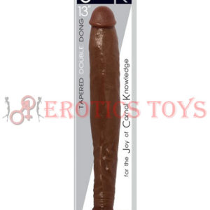 Código:	1853	Curve Novelties Jock 13" Tapered Double Dong - Chocolate