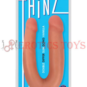 Código:	1858	Thinz Double Dipper Slim 13" Dong - Vanilla