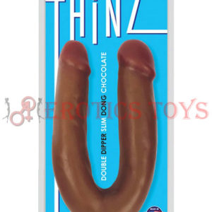 Código:	1859	Thinz Double Dipper Slim 13" Dong - Chocolate