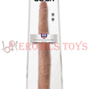 Código:	1867	King Cock 16" Tapered Double Dildo - Tan