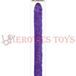 Código:	1873	Reflective Gel 18" Veined Double Dong - Lavender