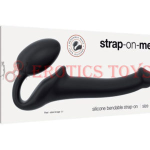 Código:	1875	Strap On Me Silicone Bendable Strapless Strap On Small - Black