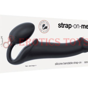 Código:	1878	Strap On Me Silicone Bendable Strapless Strap On Large - Black