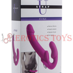 Código:	1887	Strap U Vibrating Strapless Silicone Strap on Dildo