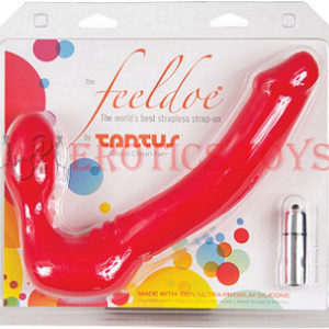 Código:	1897	Tantus Vibrating Silicone Feeldoe More - Red