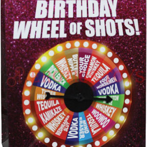 Código:	2147	Birthday Wheel of Shots....Spinner Gift Bag