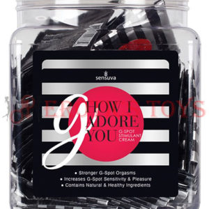 Código:	2283	G How I Adore you G-Spot Enhancement Cream - Tub of 100 Single Use Packet