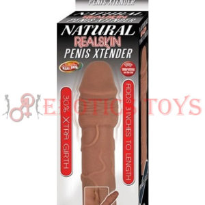 Código:	2325	Natural Realskin Penis Extender - Brown