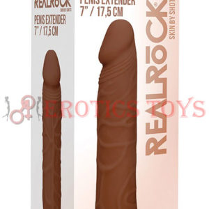 Código:	2327	Shots RealRock 7" Penis Extender- Brown