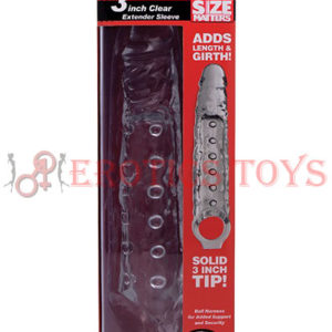 Código:	2363	Size Matters 3" Extender Sleeve - Clear