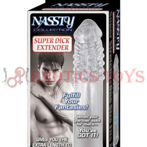 Código:	2371	Nassty Collection Super Dick Extender - Clear