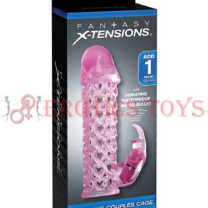 Código:	2377	Fantasy X-tensions Vibrating Couples Cage - Pink
