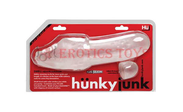 Código:	2386	Hunky Junk Swell Adjust Fit Cocksheath - Ice