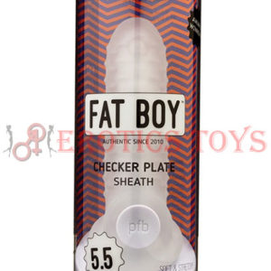 Código:	2391	Perfect Fit Fat Boy 5.5" Checker Plate Sheath - Clear