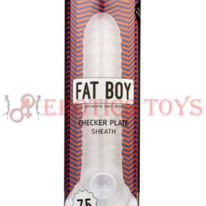 Código:	2397	Perfect Fit Fat Boy 7.5" Checker Plate Sheath- Clear