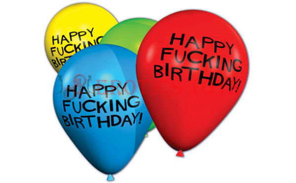 Código:	2458	11" Happy Fucking Birthday Balloons - Bag of 8
