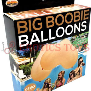 Código:	2460	Big Boobie Balloons - Flesh Box of 6