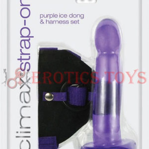 Código:	2531	Climax Strap On Purple Ice Dong & Harness Set