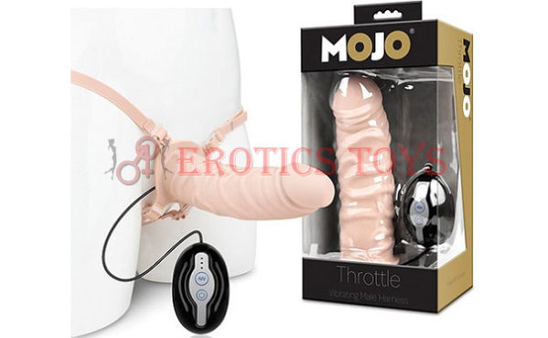 Código:	2553	Mojo Throttle Vibrating Male Harness - Flesh