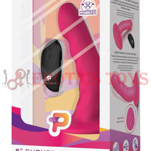 Código:	2558	Pegasus 6" Rechargeable Ripple Peg w/Adjustable Harness & Remote - Pink