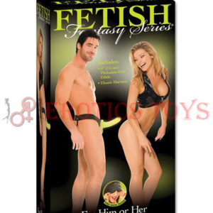 Código:	2587	Fetish Fantasy Series For Him or Her Hollow Strap On - Glow In The Dark