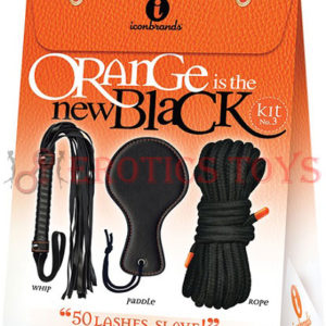 Código:	2816	The 9's Orange is the New Black Kit #3 - 50 Lashes Slave