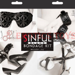 Código:	2820	Sinful Bondage Kit - Black