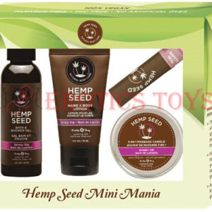 Código:	2832	Earthly Body Hemp Seed Mini Mania Kit - Skinny Dip