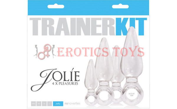 Código:	2863	Jolie Trainer Kit Anal Plugs - Clear