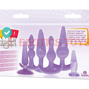 Código:	2867	Try-Curious Anal Plug Kit - Purple