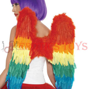 Código:	3028	Rainbow Large Feather Wings