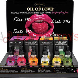 Código:	3208	Kama Sutra Oil of Love Display w/Testers - .75 oz Display of 12